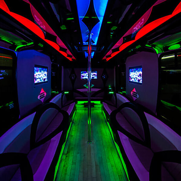 party bus interior